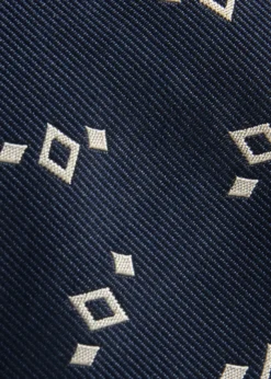Silk Diamond Print Tie