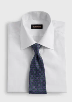 Silk Diamond Trellis Motif Tie