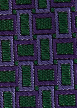 Silk Diamond Trellis Motif Tie