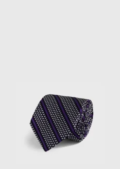 Silk Grenadine Stripe Tie