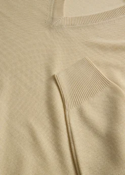 Silk Honeycomb Sweater