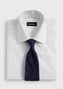 Silk Micro Floral Dot Tie