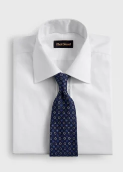 Silk Micro Floral Dot Tie