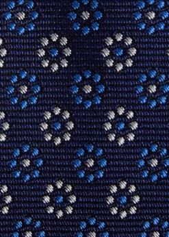Silk Micro Floral Dot Tie