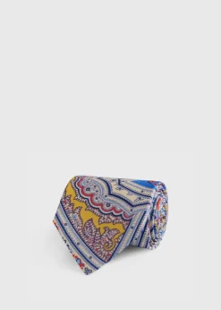 Silk Ornamental Paisley Tie
