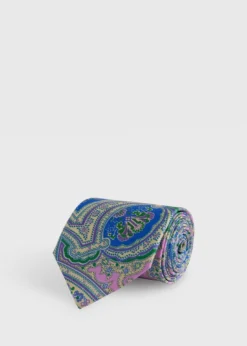 Silk Ornamental Paisley Tie