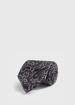 Silk Ornamental Paisley Tie