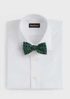 Silk Printed Pine Bow Tie