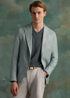 Silk Slub Blazer