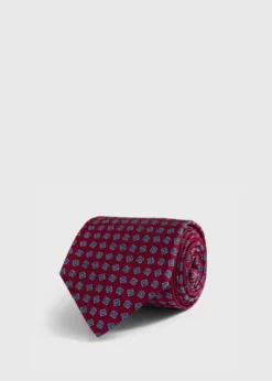 Silk Tile Motif Tie