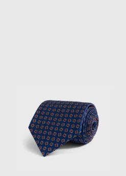Silk Tile Motif Tie