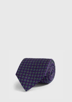 Silk Tile Motif Tie
