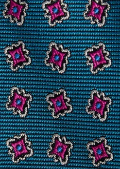 Silk Tile Motif Tie