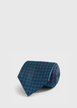 Silk Tile Motif Tie