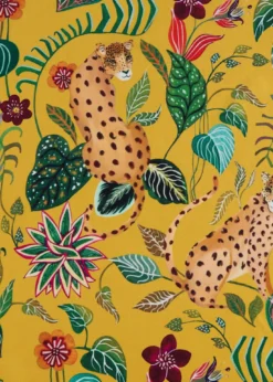 Silk Tropical Print Pocket Square