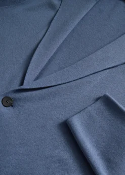 Single Breasted Knit Blazer