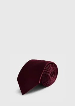 Solid Mogador Silk & Cotton Tie