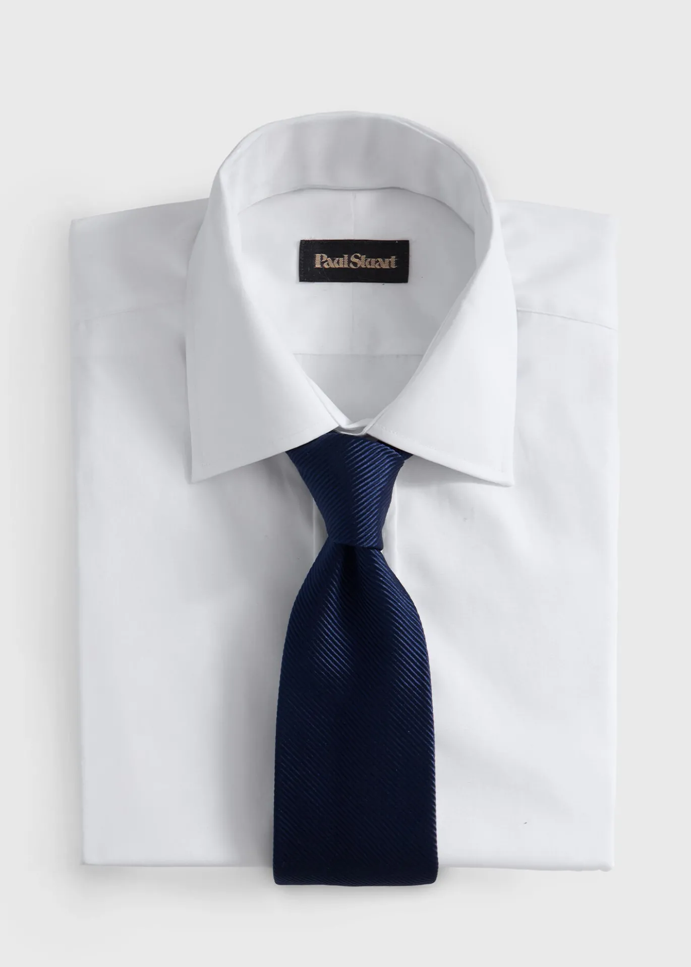 Solid Mogador Silk & Cotton Tie