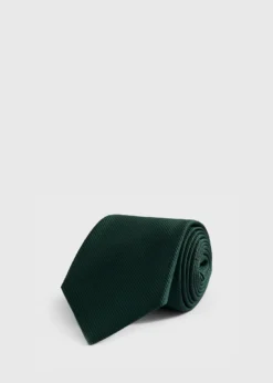Solid Mogador Silk & Cotton Tie