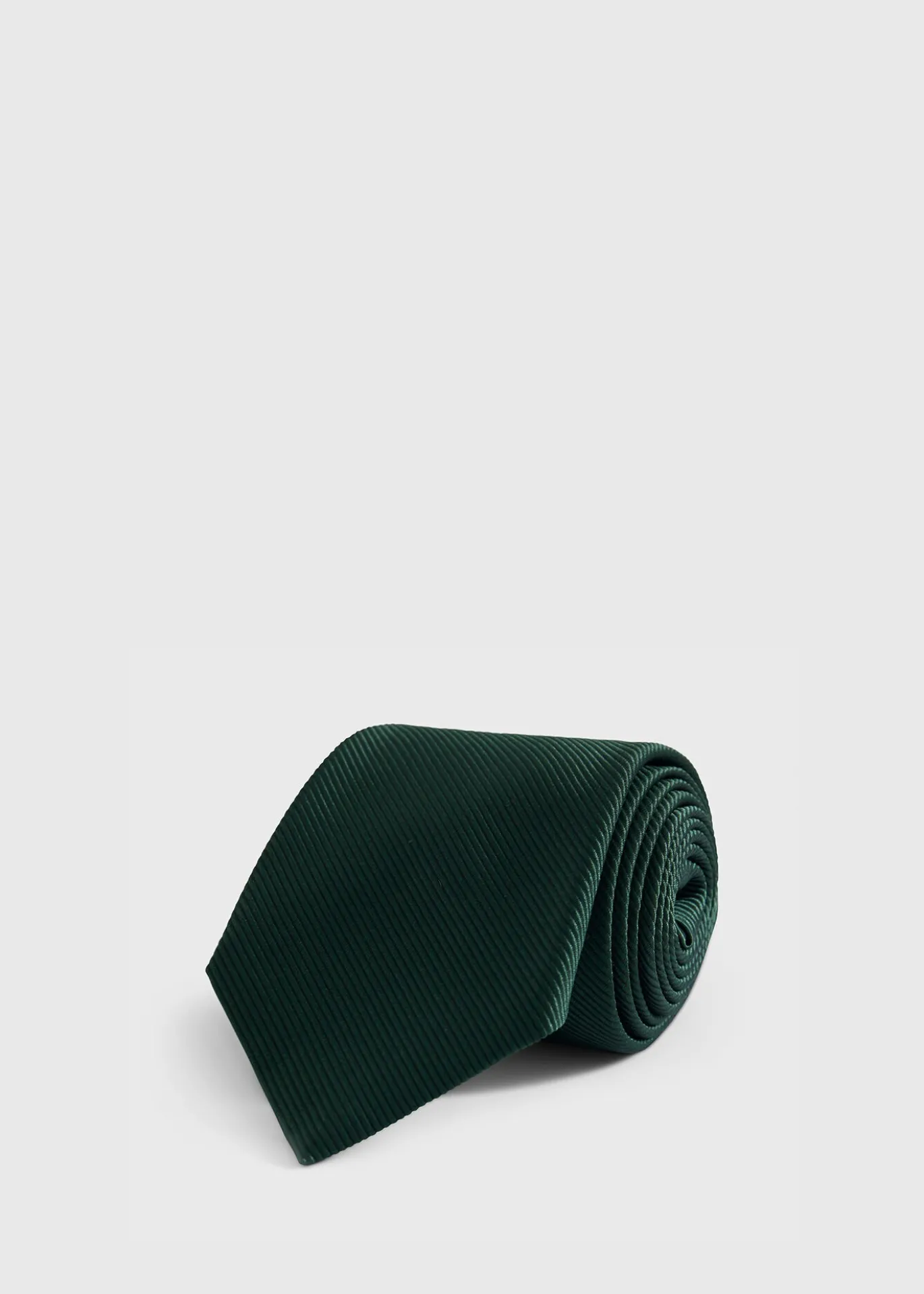 Solid Mogador Silk & Cotton Tie