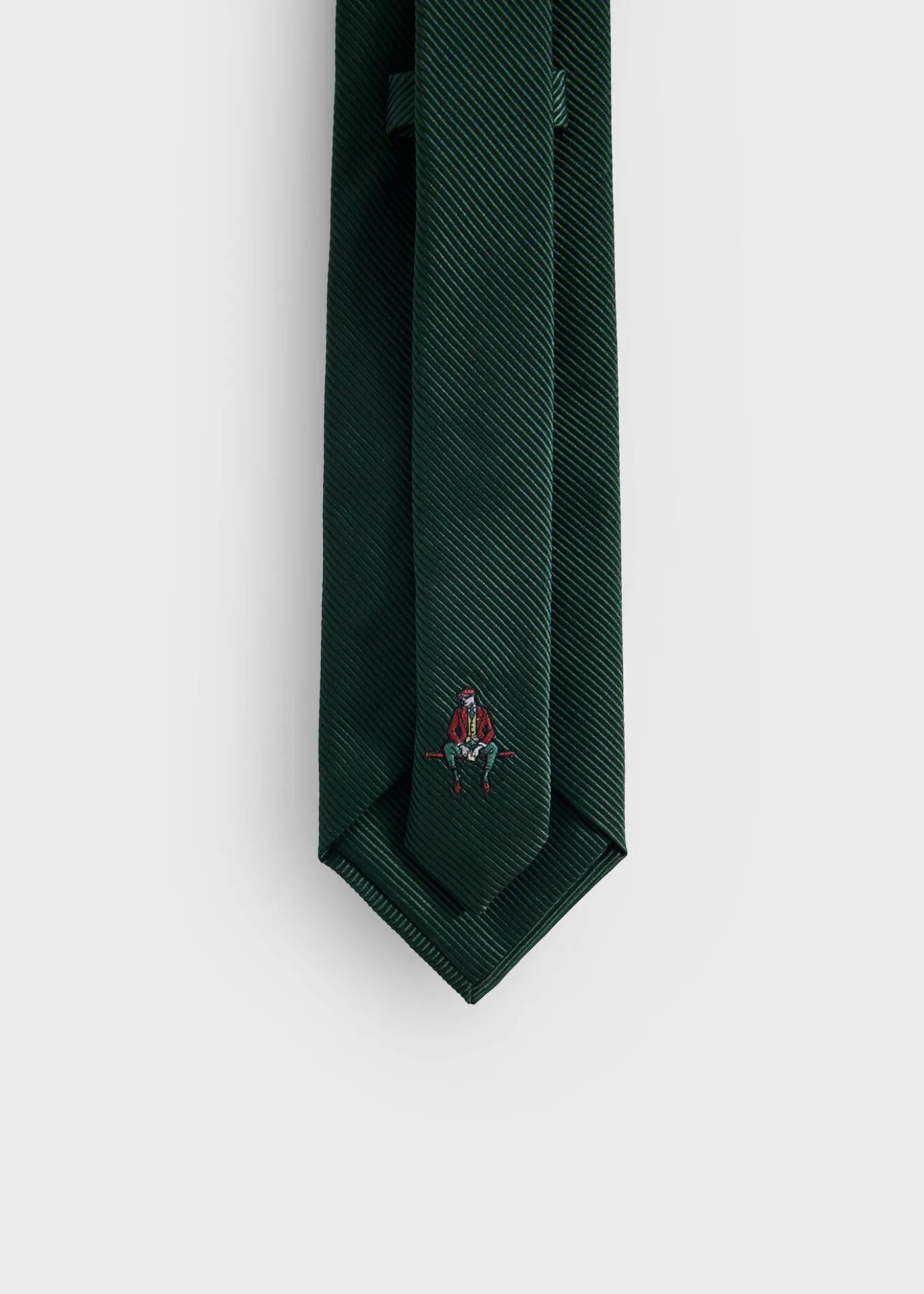 Solid Mogador Silk & Cotton Tie