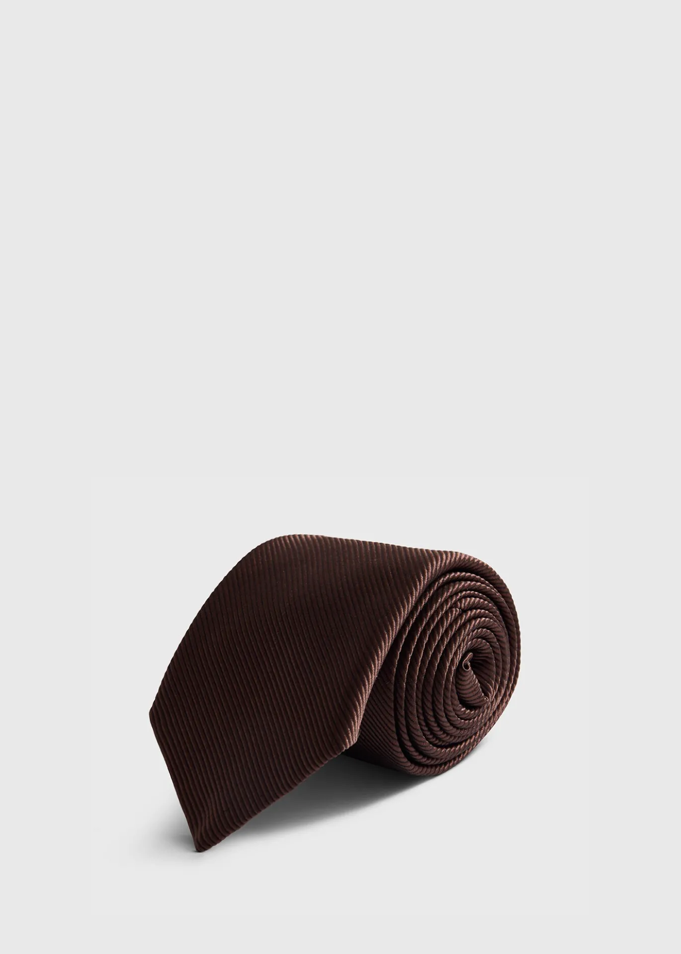 Solid Mogador Silk & Cotton Tie