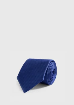 Solid Mogador Silk & Cotton Tie