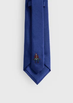 Solid Mogador Silk & Cotton Tie