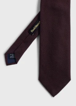 Solid Silk Garza Tie