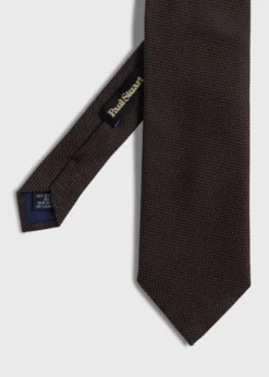 Solid Silk Garza Tie