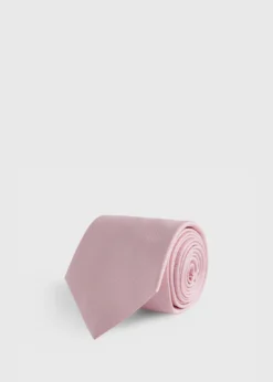 Solid Textured Woven Tie