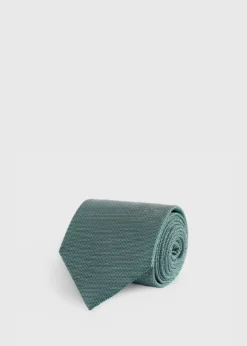 Solid Textured Woven Tie