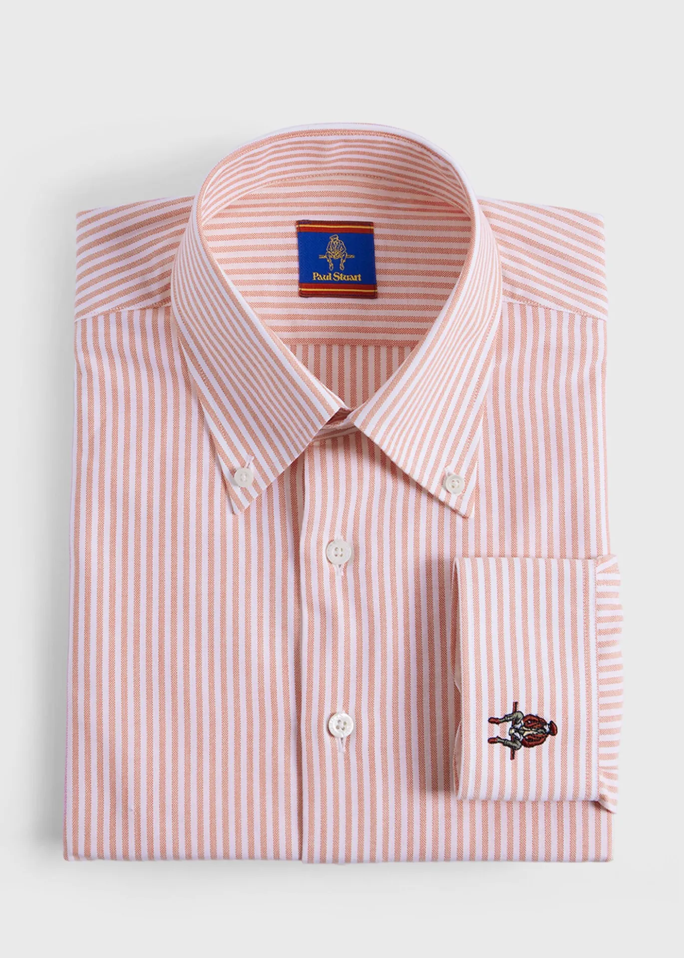 Striped Oxford Logo Sport Shirt
