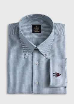 Stripe Oxford Logo Sport Shirt