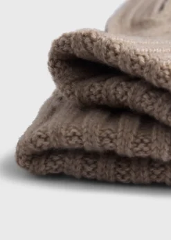 Suede & CashmereCable KnitGlove