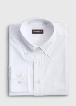 Super 140s Cotton Button Down Collar Dress Shirt