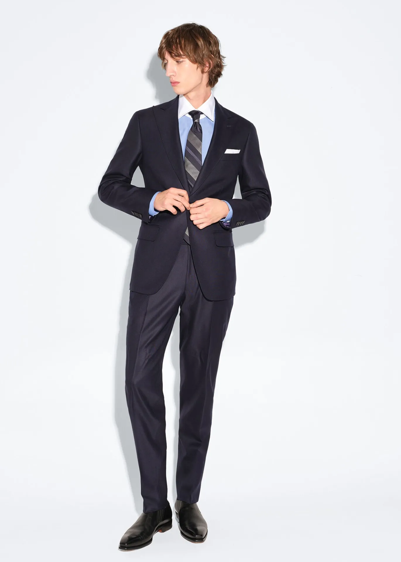 Super 150s Solid Wool Suit