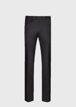 Super 110s Wool Plain Front Trouser