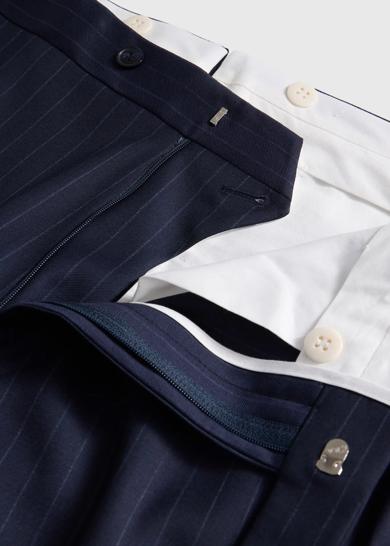 Super 130s Wool Stripe Paul Suit