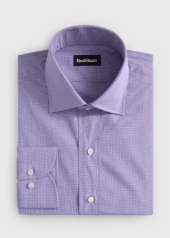 Tonal Plaid Dress Shirt
