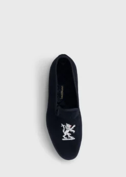 Travis Velvet Lion Slip-on