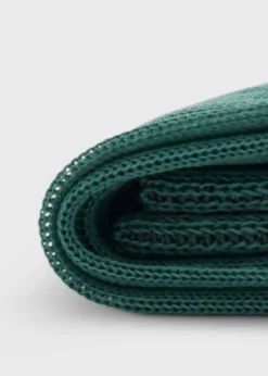 Two-Tone Ribbed Crew Sock
