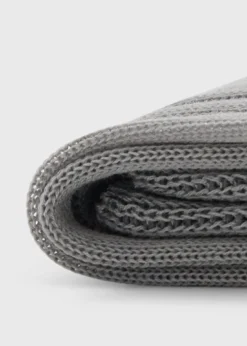 Two-Tone Ribbed Crew Sock