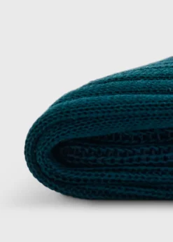 Two-Tone Ribbed Sock