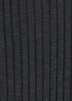 Two-Tone Ribbed Sock