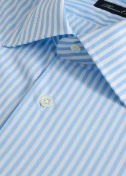 Two-Tone Stripe Dress Shirt