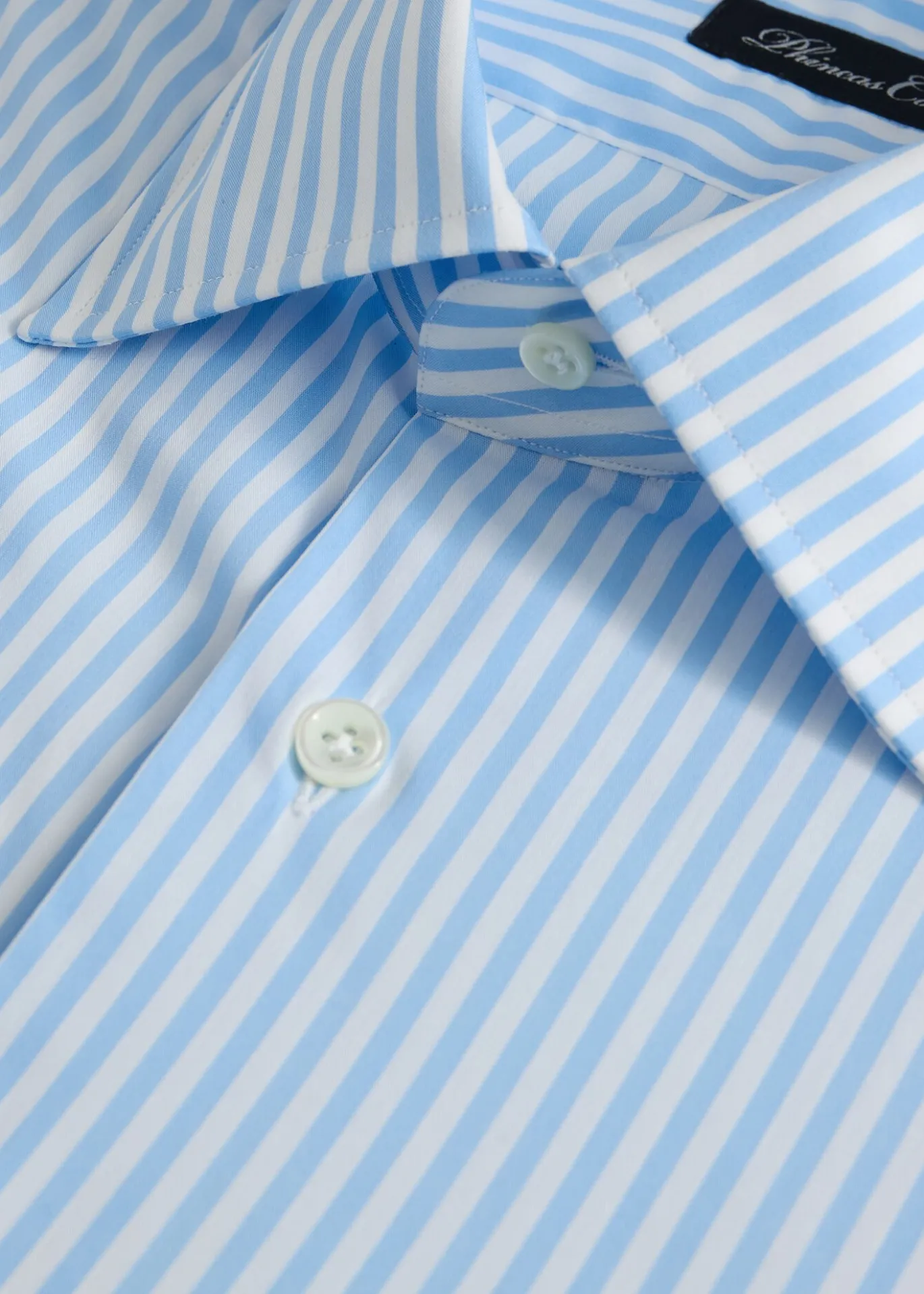 Two-Tone Stripe Dress Shirt