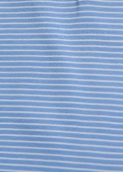 Two-Tone Stripe Performance Polo
