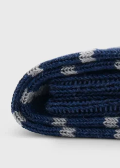 Two-Tone Stripe Sock