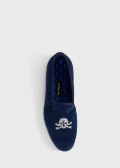 Tyler Velvet Skull Slip-on